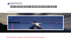 Desktop Screenshot of annapolissailing.com